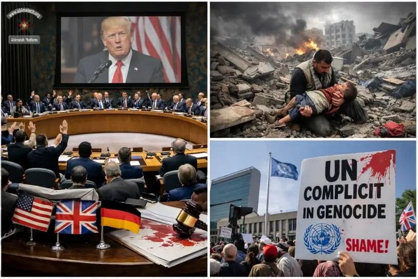 الطعن في تواطؤ الأمم المتحدة في الإبادة الجماعية والبطلان القانوني لقرار مجلس الأمن رقم ٢٨٠٣